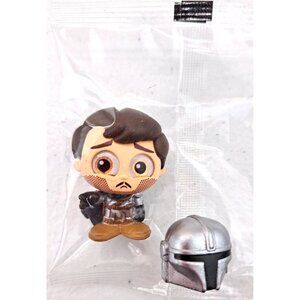 Star Wars Mandalorian Doorables Mini Figurine Pedro Pascal Helmet Removed Djarin